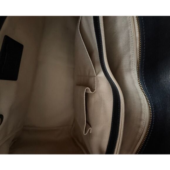 Coach Black Leather Large Tote Bag - Picture 5 of 15